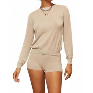 NEW CIAO LUCIA women's calypso shorts in stone
